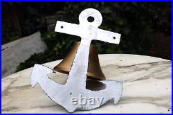 USS Columbia CL-56 Wall Mount Ships Bell & Anchor by J and L Mayall 11