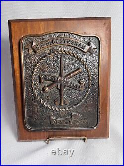 USS Conyngham (DDG-17) Ready To Serve USN Guided Missile Armed Destroyer Plaque