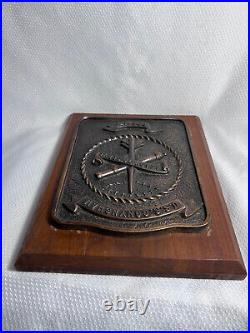 USS Conyngham (DDG-17) Ready To Serve USN Guided Missile Armed Destroyer Plaque