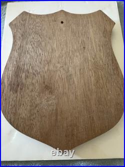 USS Coral Sea Plaque Solid Wood Hand Painted CV-43 Aircraft Carrier U. S. Navy