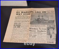USS Daly (DD-519) 1953-1954 Korean Operations & World Cruise Book