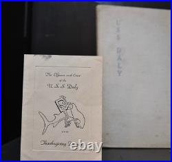 USS Daly (DD-519) 1953-1954 Korean Operations & World Cruise Book