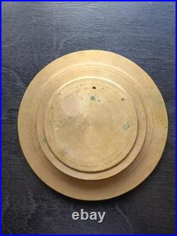 USS Froentier AD-25 Brass Ashtray