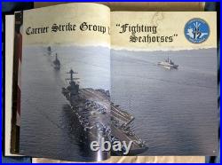 USS Gerald R. Ford CVN 78 Aircraft Carrier 2023-24 Maiden Deployment Yearbook