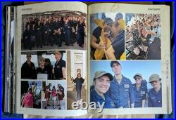 USS Gerald R. Ford CVN 78 Aircraft Carrier 2023-24 Maiden Deployment Yearbook