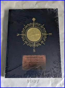 USS Gerald R. Ford CVN 78 Aircraft Carrier 2023-24 Maiden Deployment Yearbook