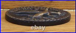USS Hammerhead (SSN-663) Vintage Submarine Metal Plaque 5 1/2 in Dia. 2.80 lbs