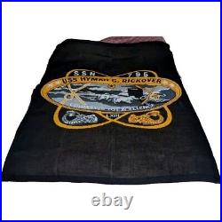 USS Hyman G. Rickover SSN 795 US Navy Submarine Blanket