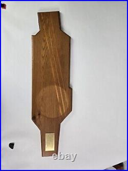 USS John F. Kennedy CVA 67 Aircraft Carrier Plaque, Wood / Brass, US Navy