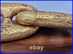 USS Michigan 1844 Anchor Chain Plaque First Iron Hulled U. S. Navy Warship