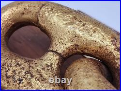 USS Michigan 1844 Anchor Chain Plaque First Iron Hulled U. S. Navy Warship