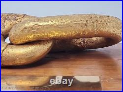 USS Michigan 1844 Anchor Chain Plaque First Iron Hulled U. S. Navy Warship