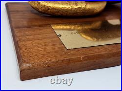 USS Michigan 1844 Anchor Chain Plaque First Iron Hulled U. S. Navy Warship