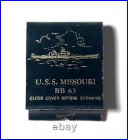 USS Missouri & WW2 Navy Memorabilia Lot Matchbooks Postcards etc 10 pcs with Bonus