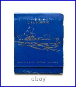 USS Missouri & WW2 Navy Memorabilia Lot Matchbooks Postcards etc 10 pcs with Bonus