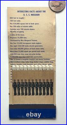 USS Missouri & WW2 Navy Memorabilia Lot Matchbooks Postcards etc 10 pcs with Bonus