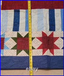 USS Navy Constant MSO-427 Reunion Quilt Gratitude Coverlette Eagle Stars Liberty