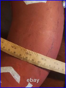 USS New Jersey BB-62 Life Ring Obtain After Service In The Persian Gulf Late 80s