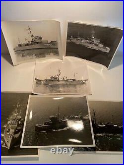 USS ROCKVILLE PCR 851 Original U. S. Navy Photos (6) 8X10 PHOTOS