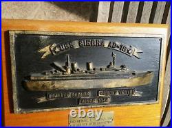 USS SIERRA AD-18 Service with Distinction Plaque Navy Ship 1943 1990's