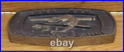 USS Sand Lance (SSN-660) Vintage Submarine Metal Plaque 7 1/4 X 6 3/4 4.53 lb
