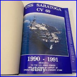 USS Saratoga CV-60 Operation Desert Shield Storm 1990-1991 United States Navy HC