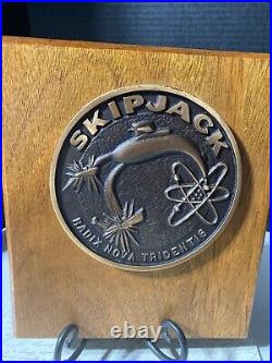 USS Skipjack SSN 585 Medallion ship plaque