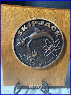 USS Skipjack SSN 585 Medallion ship plaque