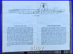 USS TUSK SS 426 USN Plaque & Program