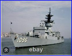 USS Valdez DE-1096 Navy Commissioning Medal & Clip Navy CPO Estate RARE SET