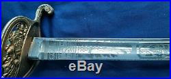 Unique Antique Original CIVIL War M1852 U. S. Navy Officer Sword, Saber