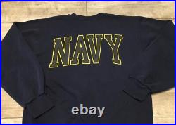 United States Blue Adult Sweatshirt Pullover Size Small Soffe Vintage US Navy