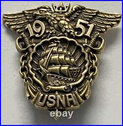 United States Naval Academy Usna Annapolis Class Of 1951 Graduation Pin 14k Gold