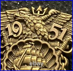 United States Naval Academy Usna Annapolis Class Of 1951 Graduation Pin 14k Gold