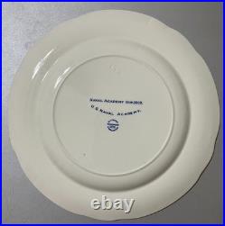 United States Naval Academy Wedgewood, blue, Naval Academy Hop, 1869
