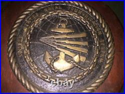 United States Naval Communication System Brass/Bronze Plaque