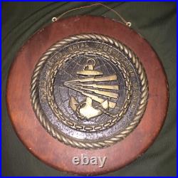 United States Naval Communication System Brass/Bronze Plaque