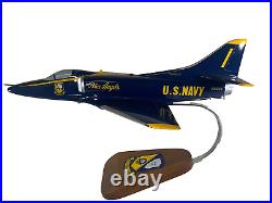 United States Navy A-4F Blue Angels Mahogany Model 140 Scale C8240