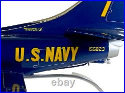 United States Navy A-4F Blue Angels Mahogany Model 140 Scale C8240