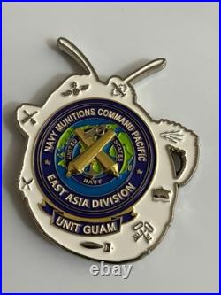 United States Navy Challenge Coin Weapons Command Collectible Brass Medal