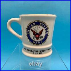 United States Navy Coffee Mug Administrative Support Unit Bahrain (5th Fleet)