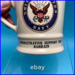 United States Navy Coffee Mug Administrative Support Unit Bahrain (5th Fleet)