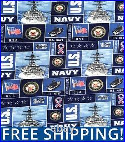 United States Navy Fleece Fabric $$ Buy More Save More $$ #1097