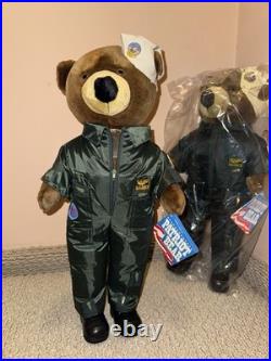 United States Navy Officer Plush Bear with Uniform and Hat with Tags 22 New