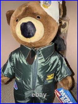 United States Navy Officer Plush Bear with Uniform and Hat with Tags 22 New