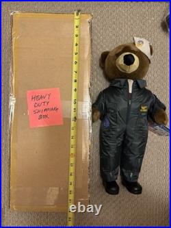 United States Navy Officer Plush Bear with Uniform and Hat with Tags 22 New