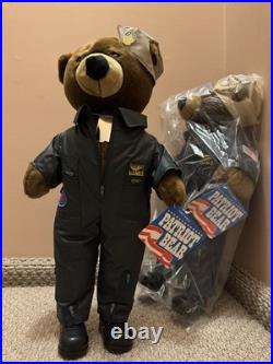 United States Navy Officer Plush Bear with Uniform and Hat with Tags 22 New