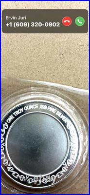 United States Navy One Troy Ounce Silver Round. 999 Fine Silver
