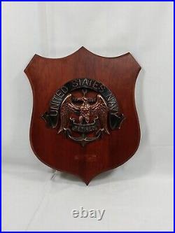 United States Navy Retired Plaque large, approximately 18 by 14 inches