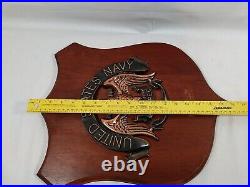 United States Navy Retired Plaque large, approximately 18 by 14 inches